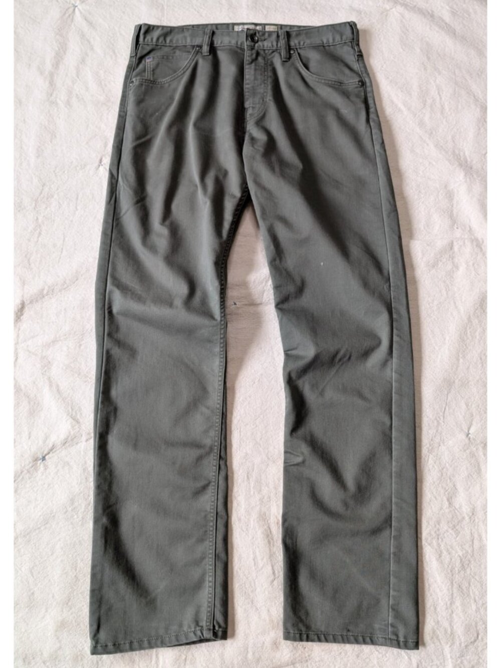 Patagonia Men's Performance Twill Jeans Industrial Green 56490 Cotton 33x32
